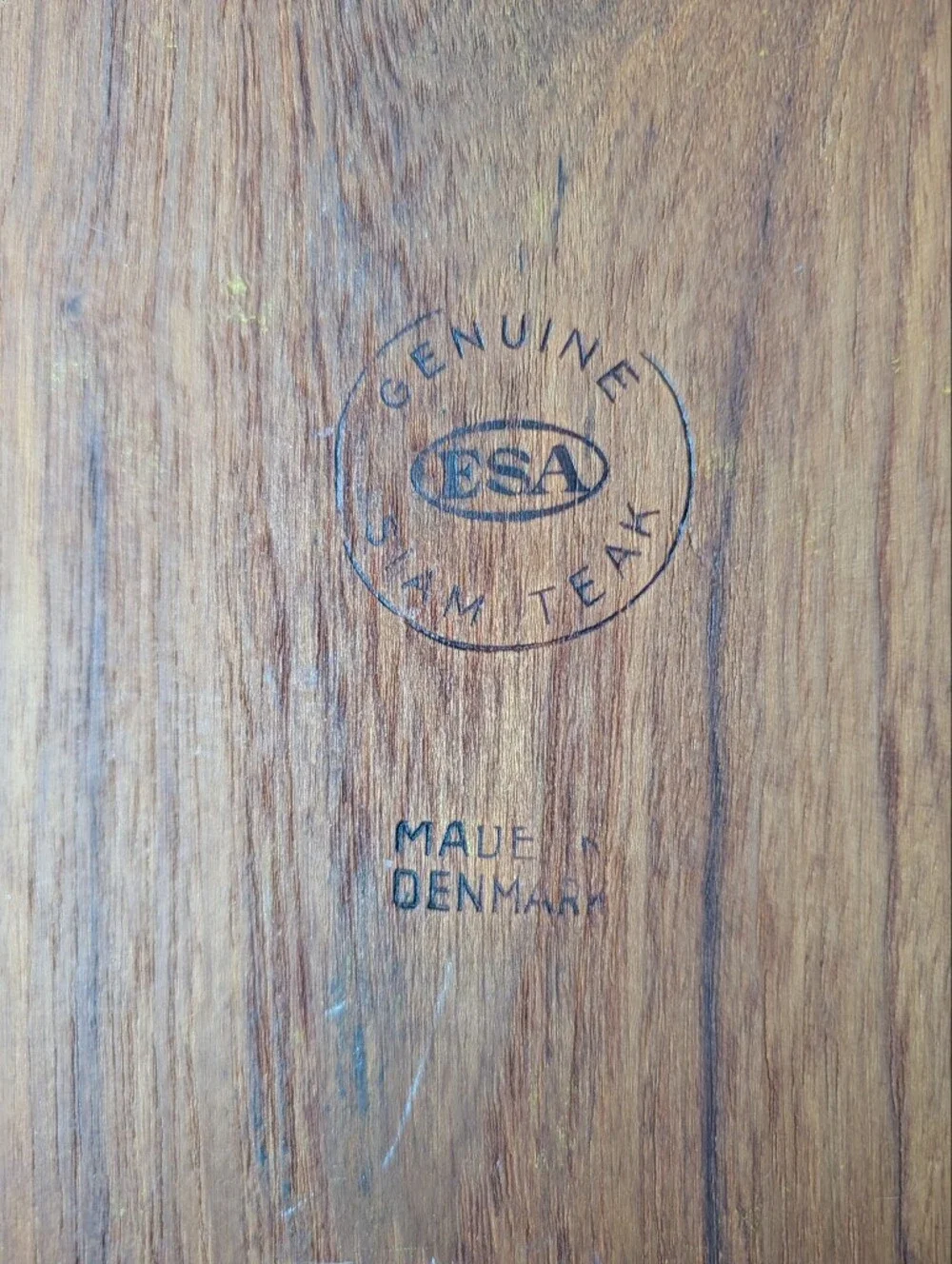 Vintage Danish teak Tray, 28 Inches Long